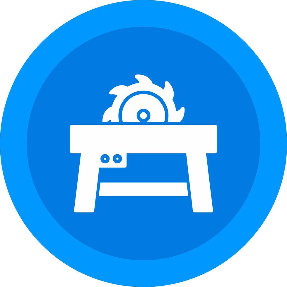 Table Saw Icon Design Symbol vector