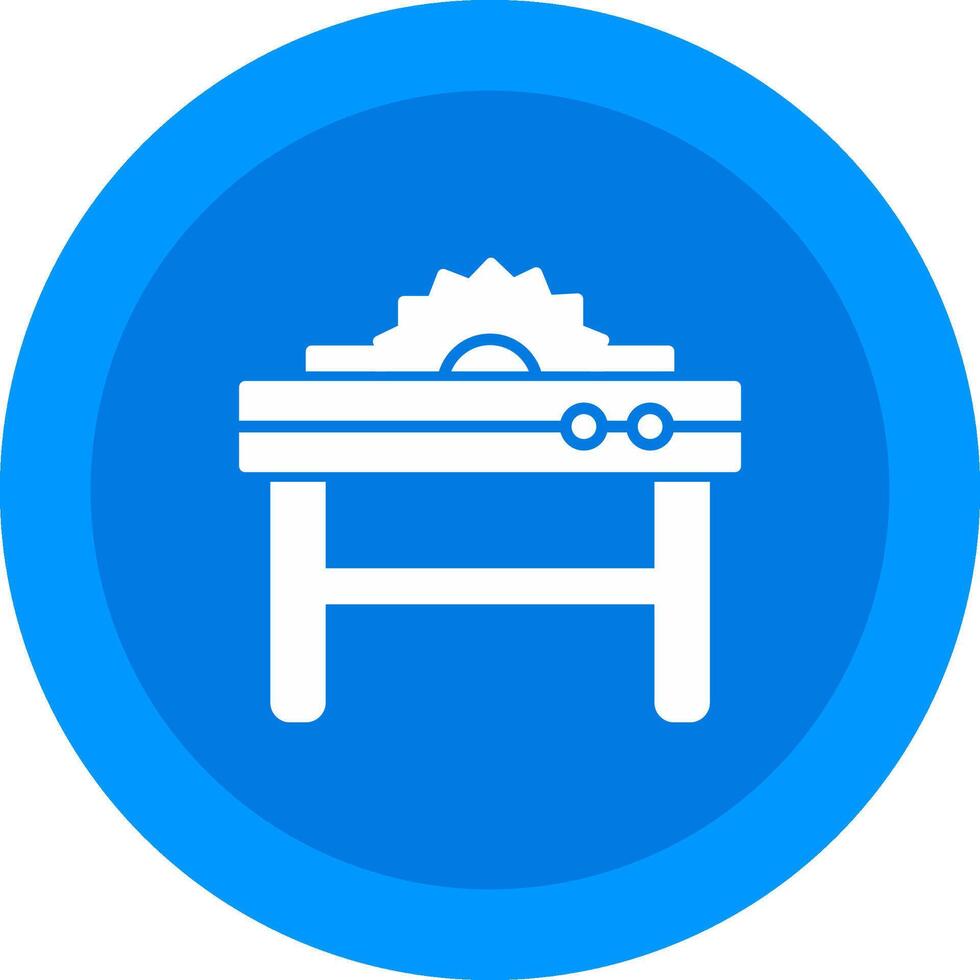 Table Saw Icon Design Symbol vector