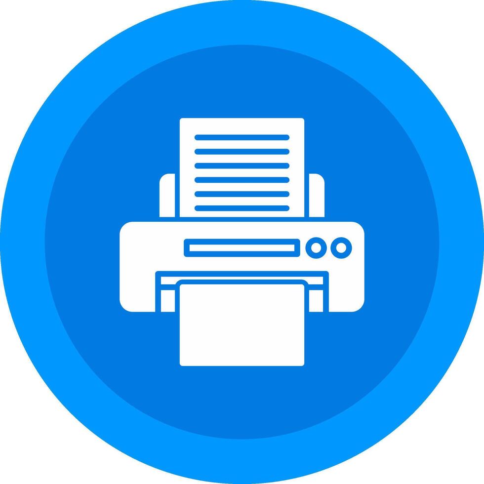 Printer Icon Design Symbol vector