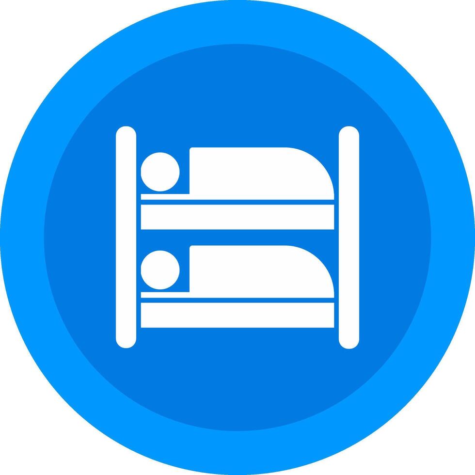 Bunk Bed Icon Design Symbol vector