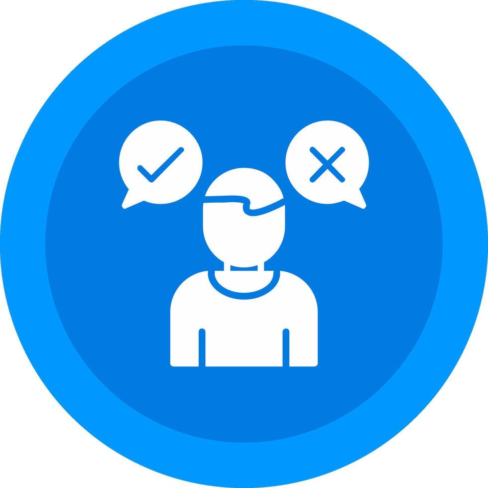 Decision Marker Icon Design Symbol vector