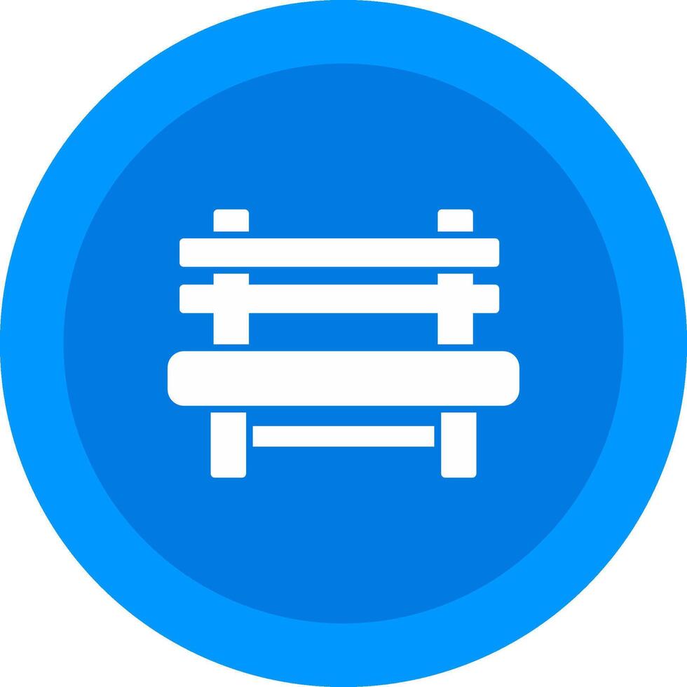 Bench Icon Design Symbol vector