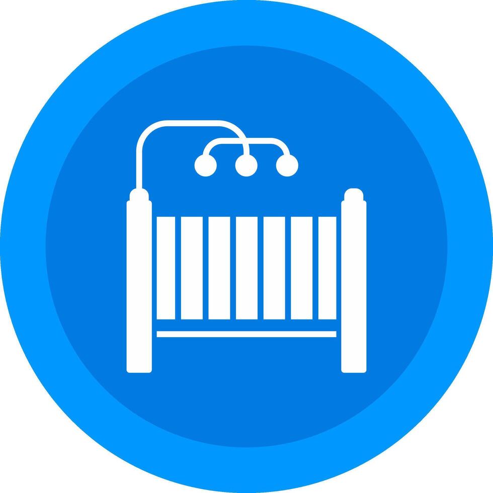 Baby Crib Icon Design Symbol vector
