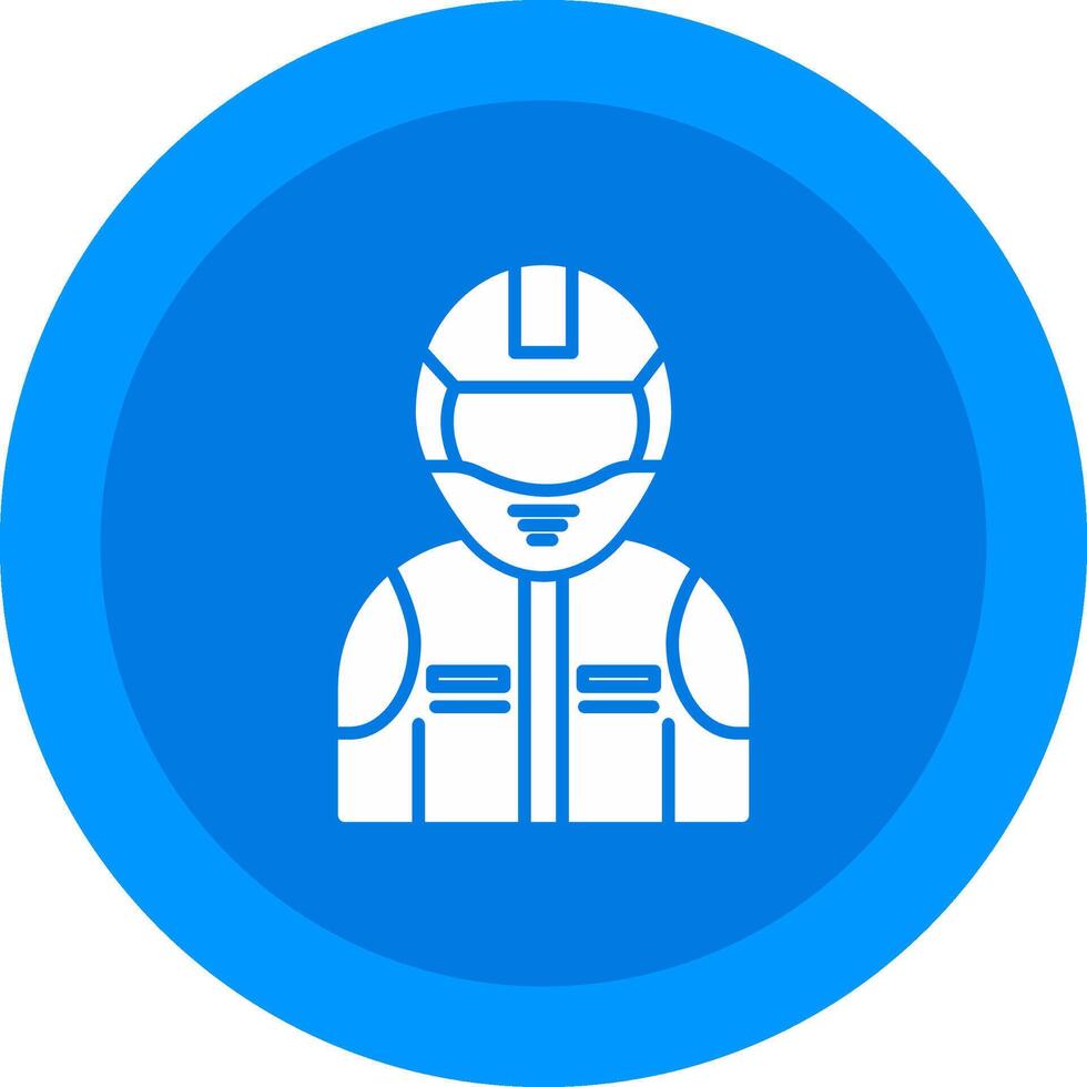 Racer Icon Design Symbol vector