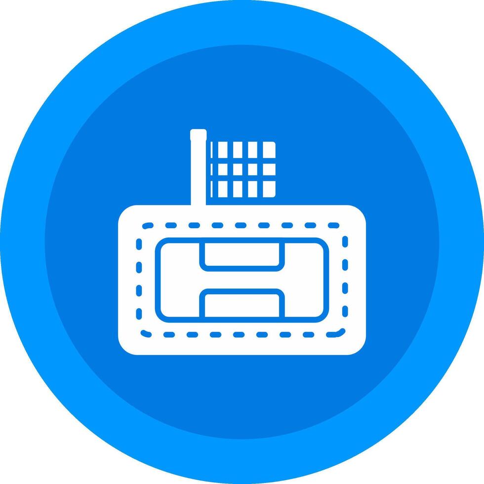 Race Track Icon Design Symbol vector