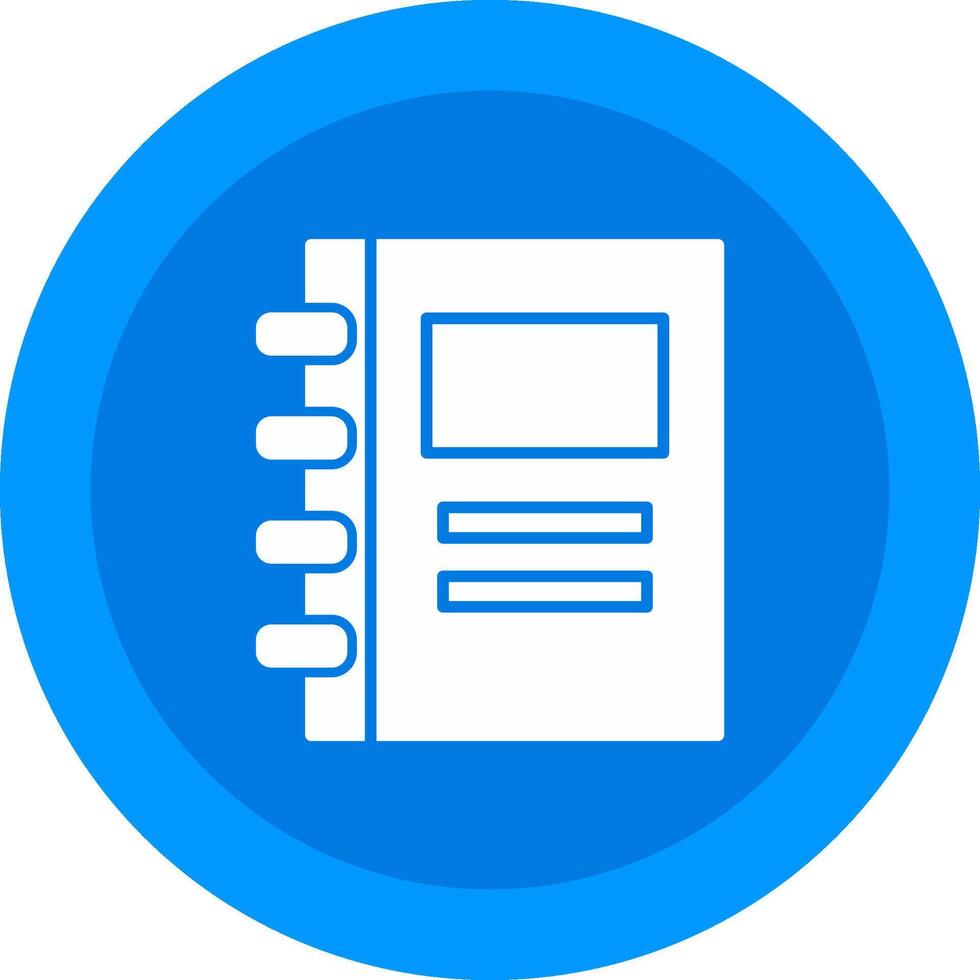 Notebook Icon Design Symbol vector