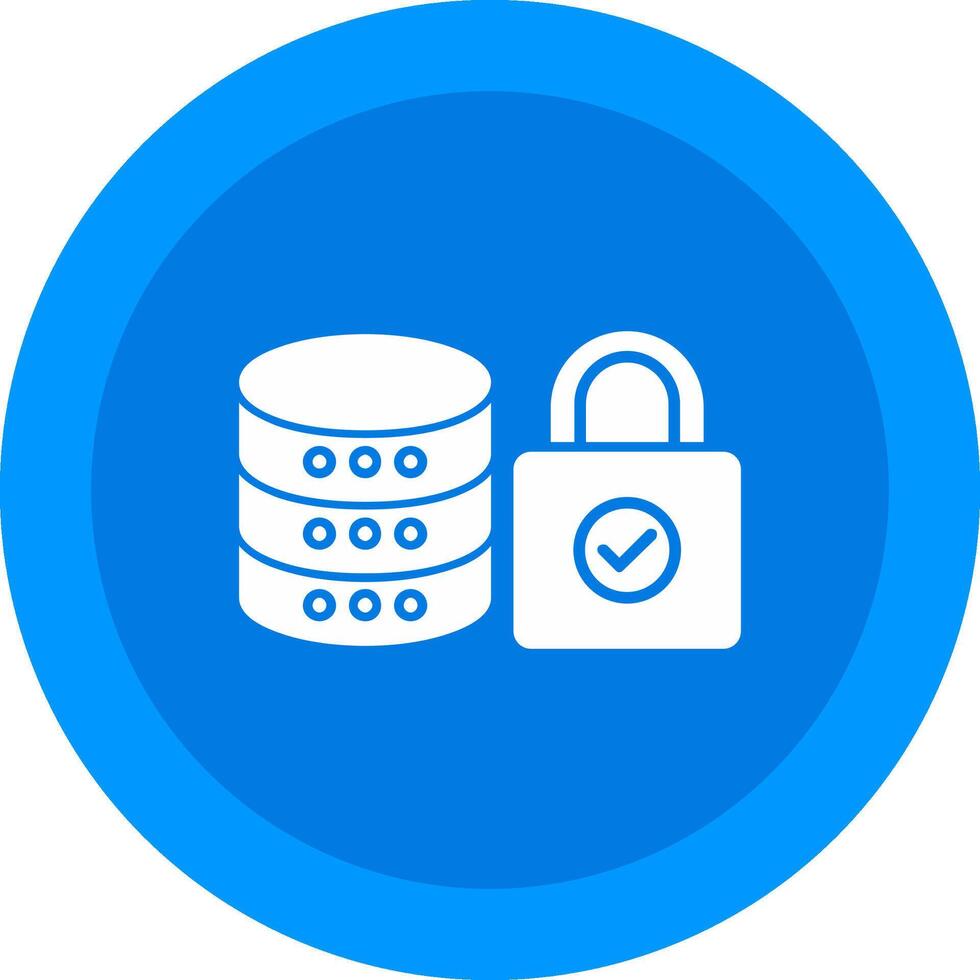 Database Icon Design Symbol vector