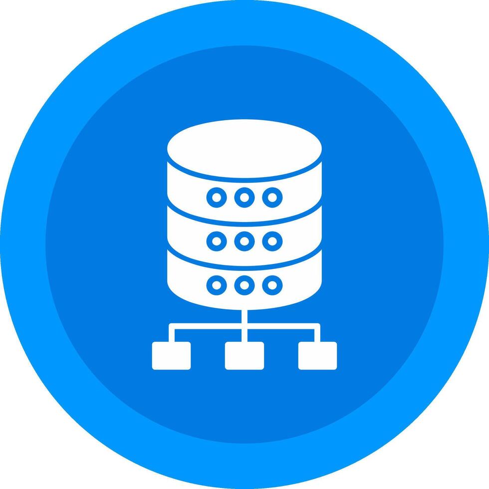 Database Icon Design Symbol vector
