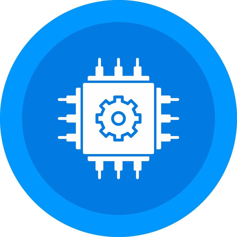 Cpu Icon Design Symbol vector