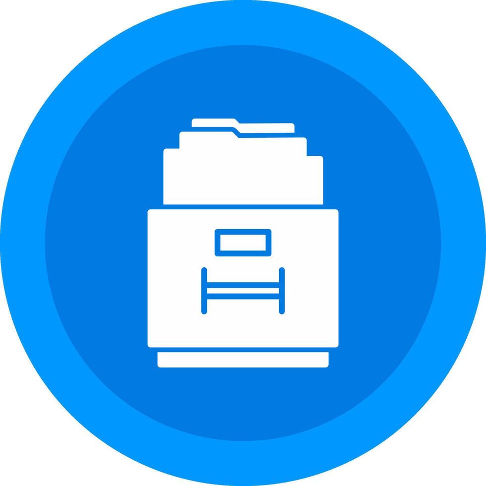 Filling Cabinet Icon Design Symbol vector