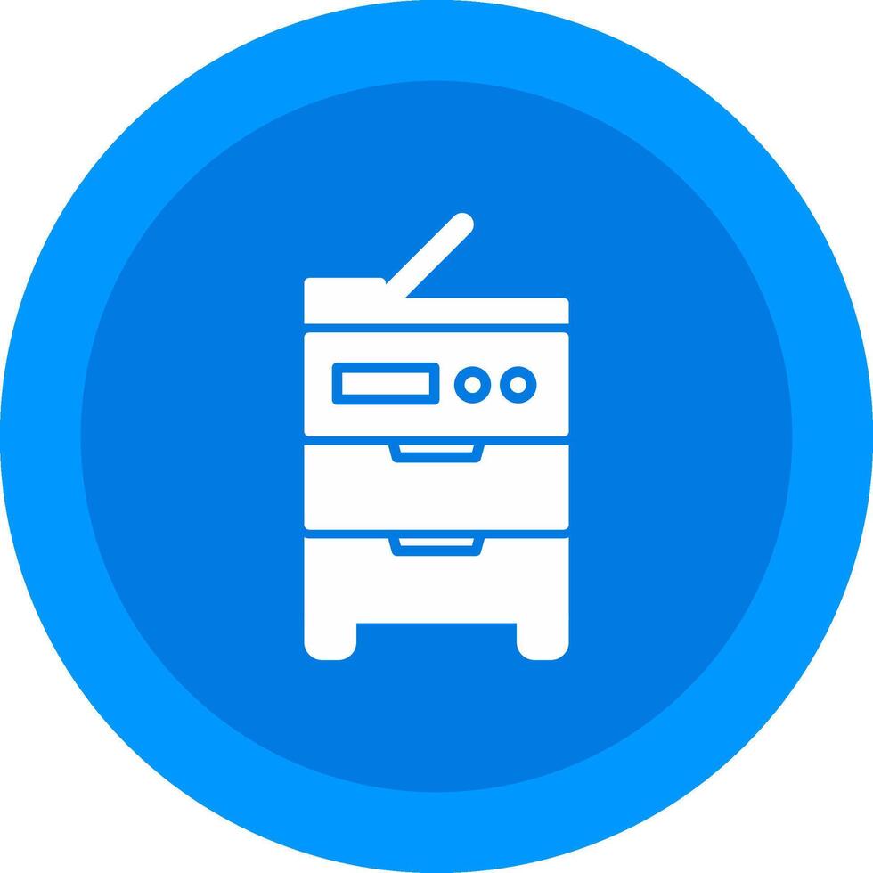 Copy Machine Icon Design Symbol vector