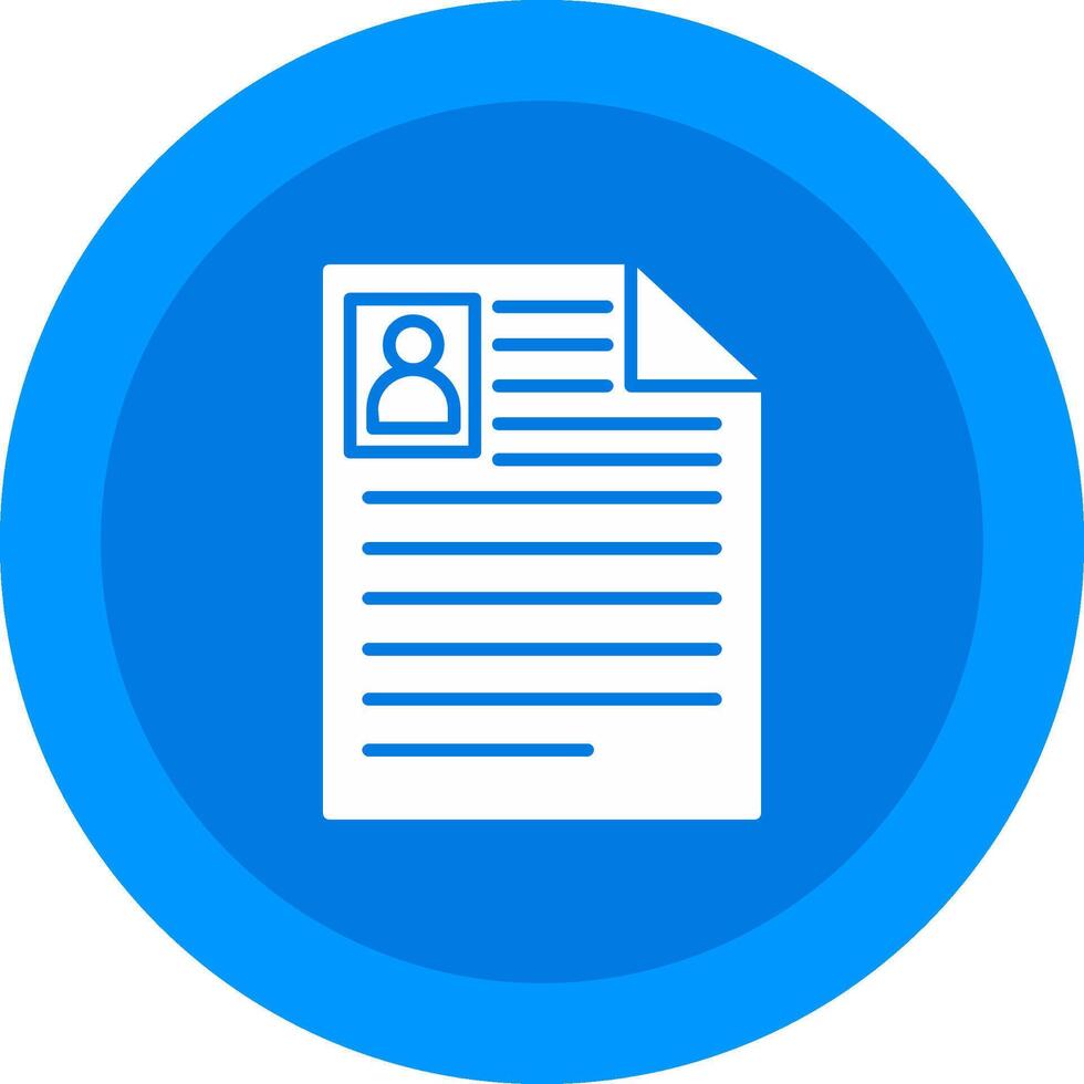 Curriculum Vitae Icon Design Symbol vector