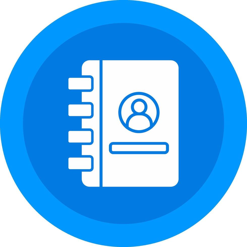 Contact List Icon Design Symbol vector