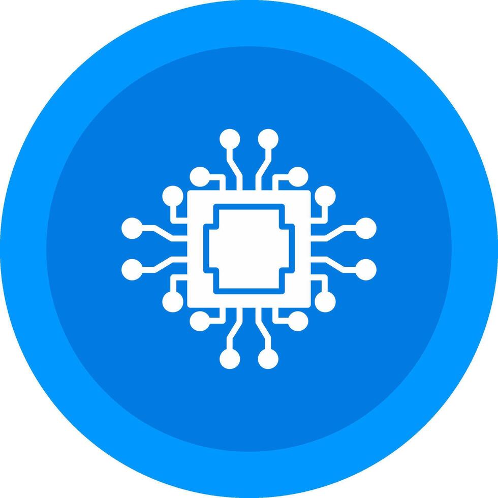 Cpu Icon Design Symbol vector