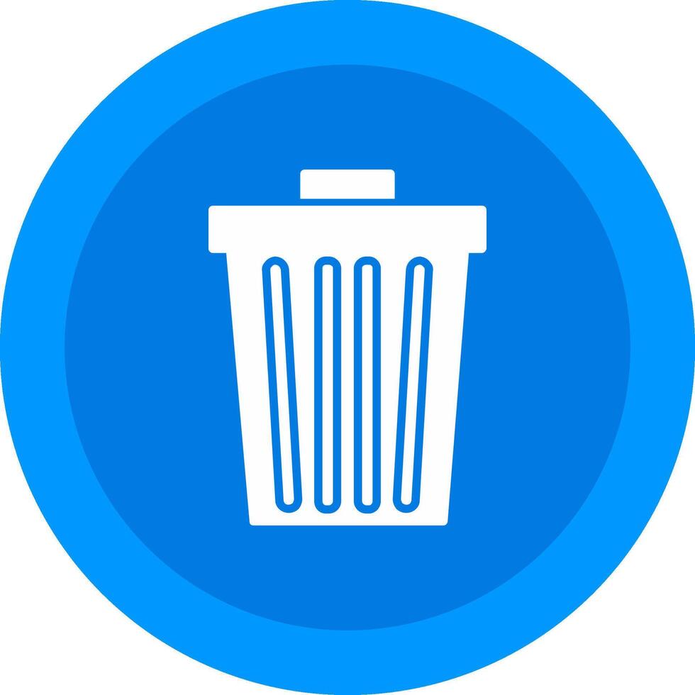 Dustbin Icon Design Symbol vector