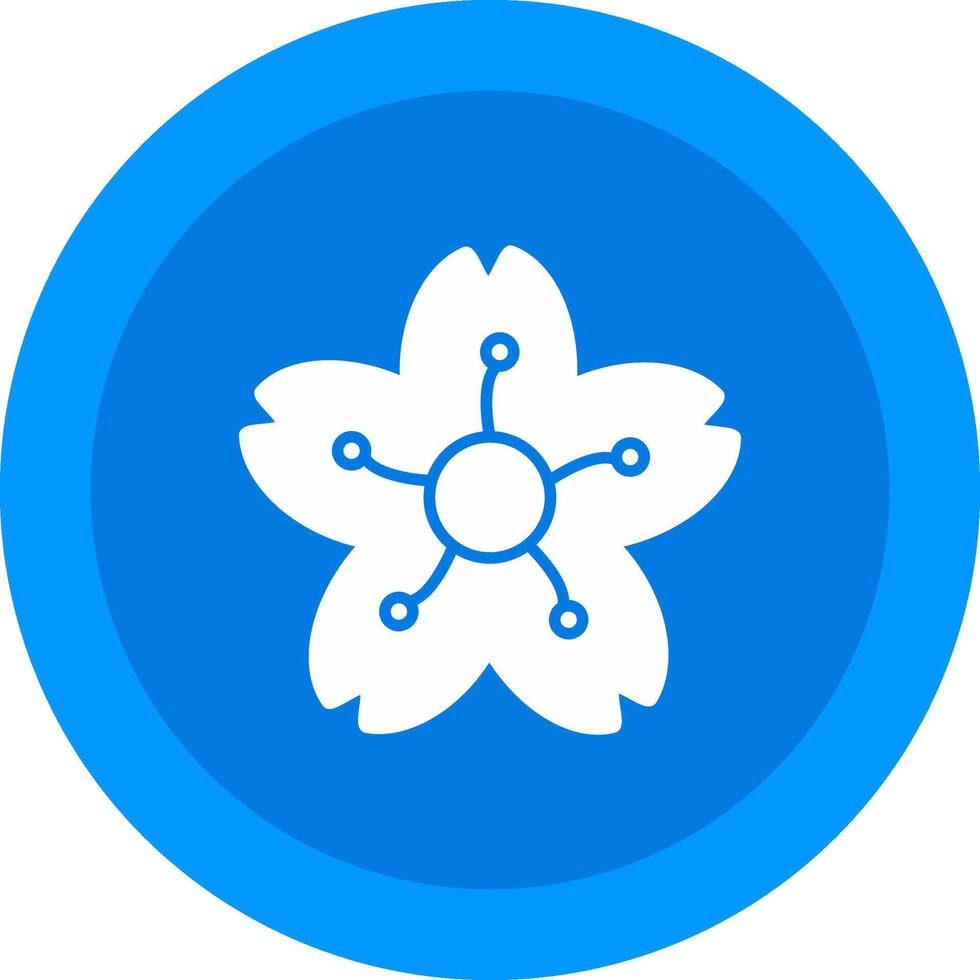 Cherry Blossom Icon Design Symbol vector