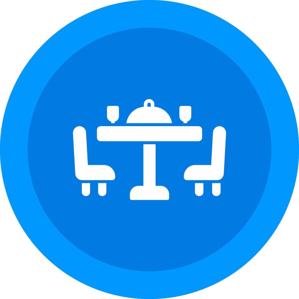 Dining Table Icon Design Symbol vector