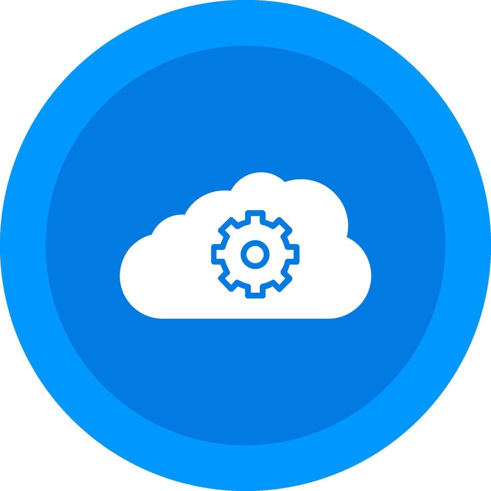 Cloud Storage Icon Design Symbol vector
