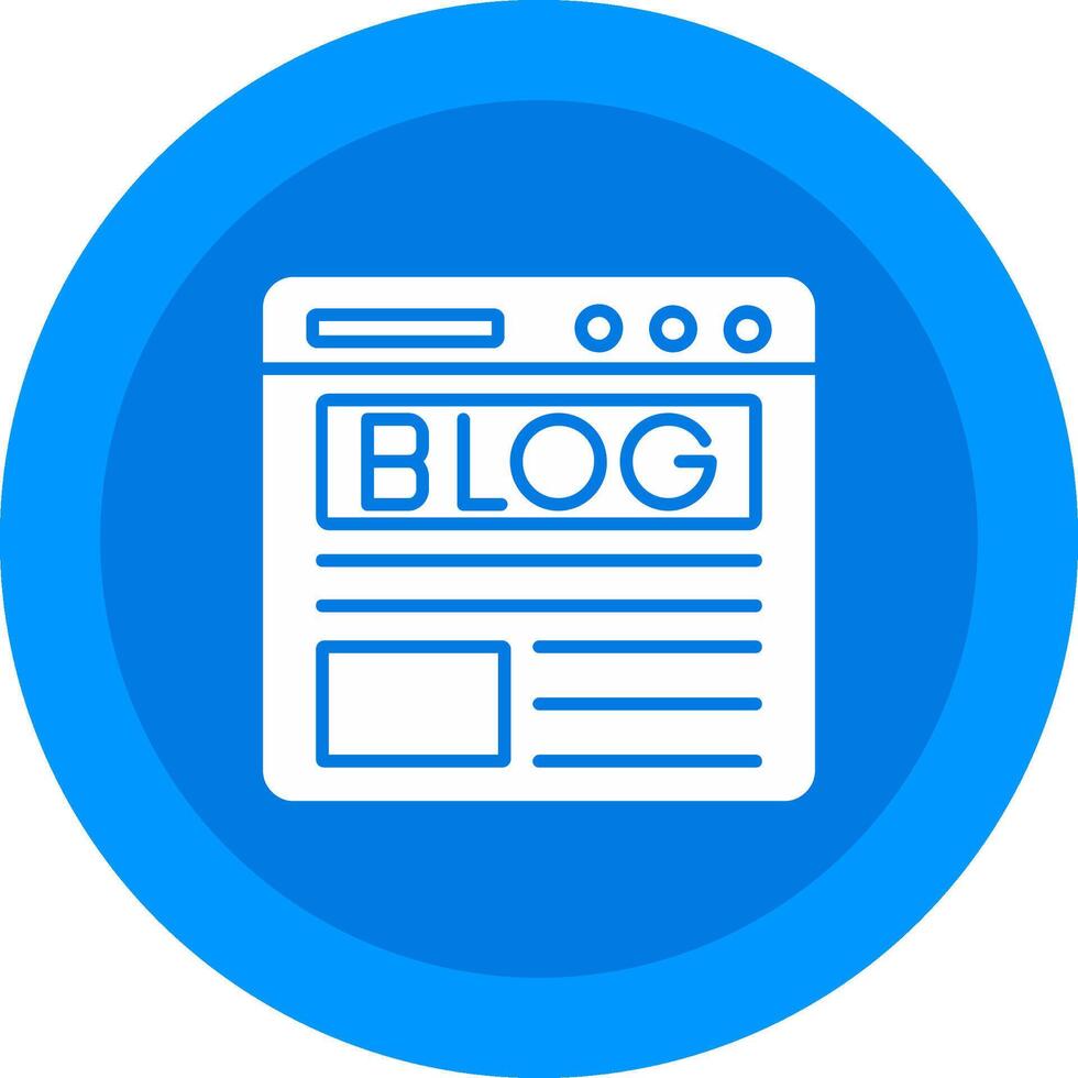 Blog Icon Design Symbol vector