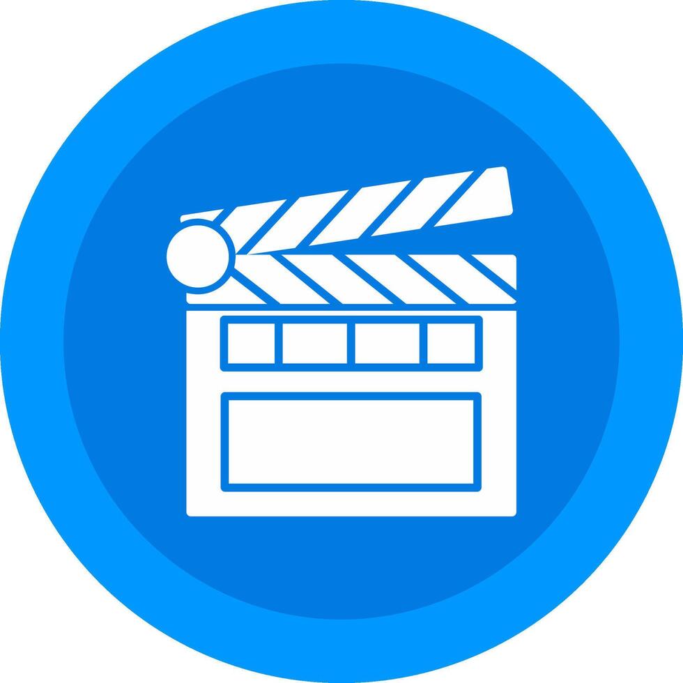 Clapperboard Icon Design Symbol vector