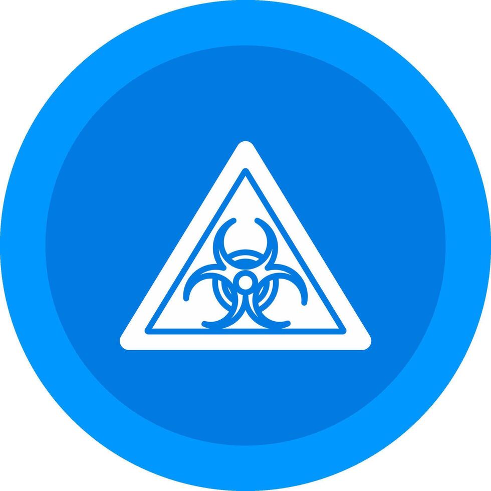 Biological Hazard Icon Design Symbol vector