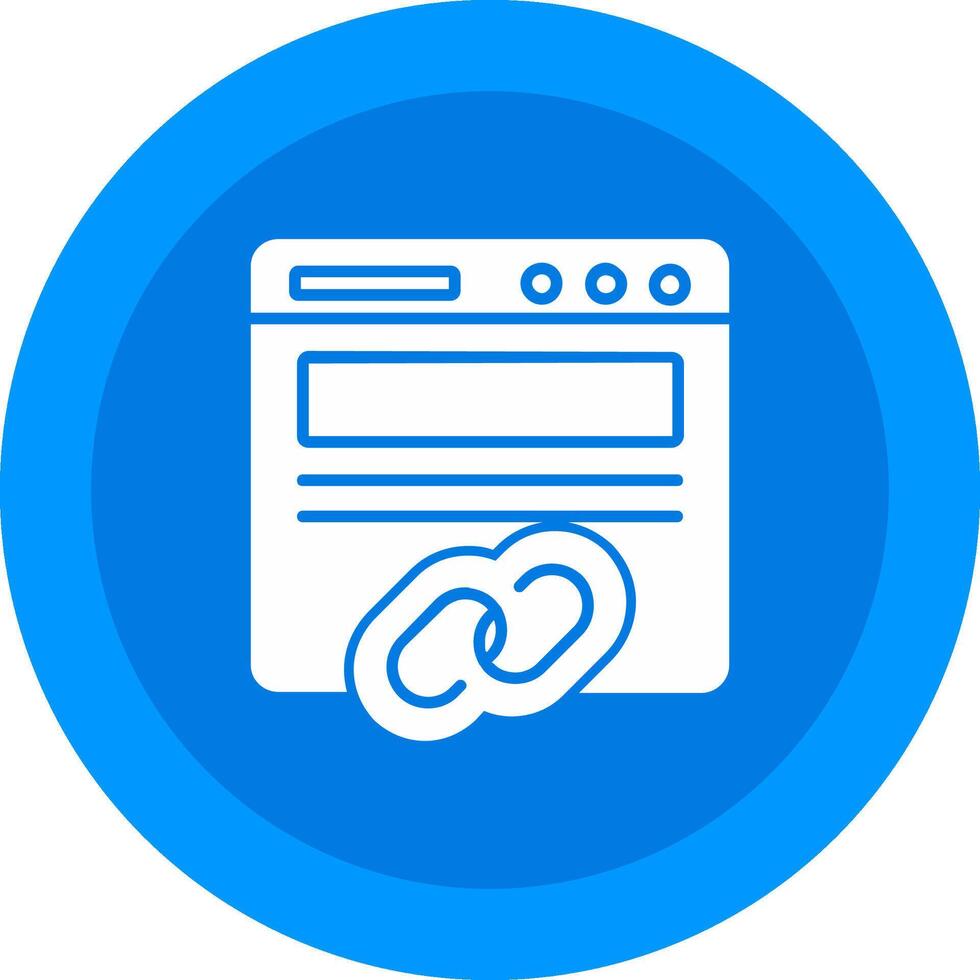 Backlinks Icon Design Symbol vector