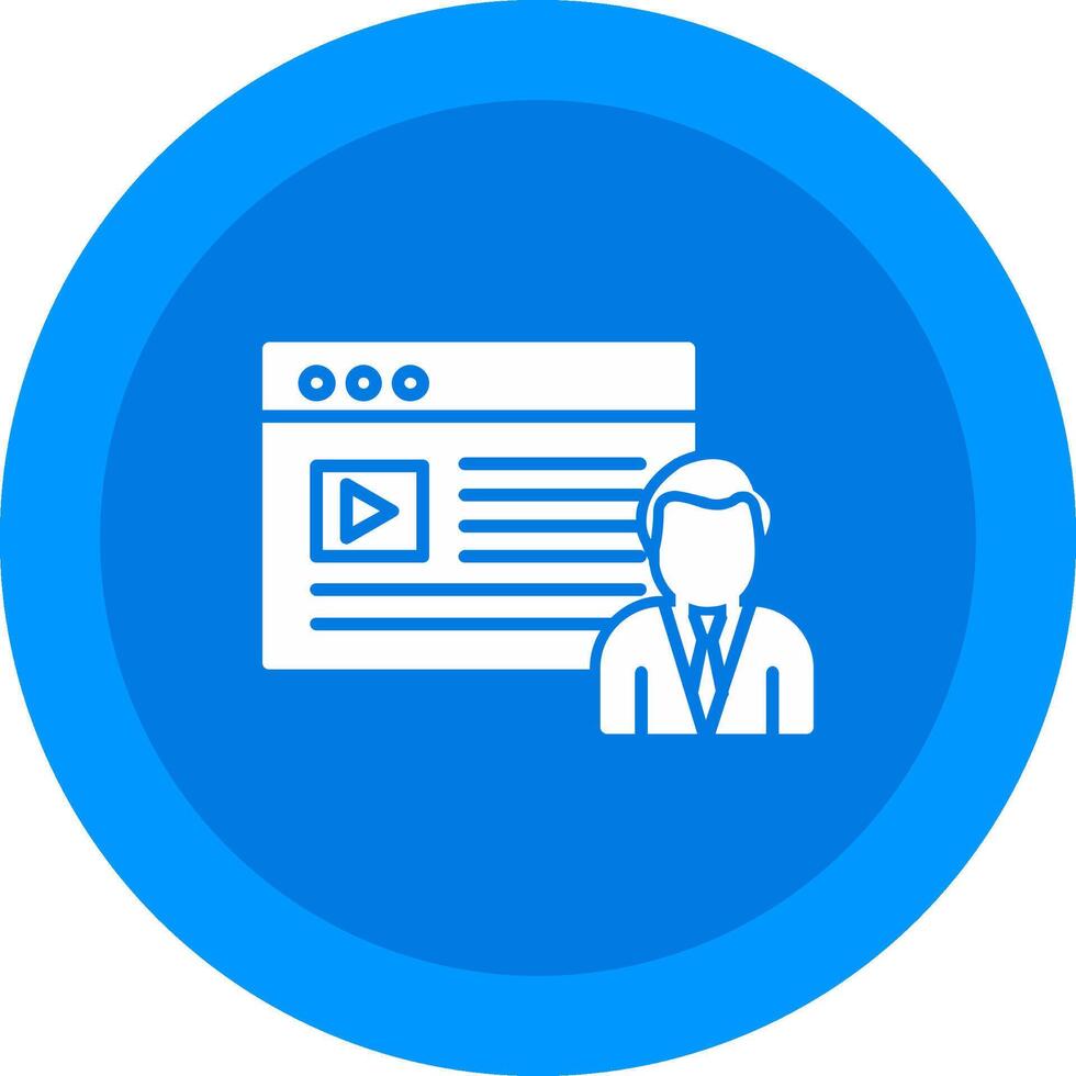 Content Creator Icon Design Symbol vector