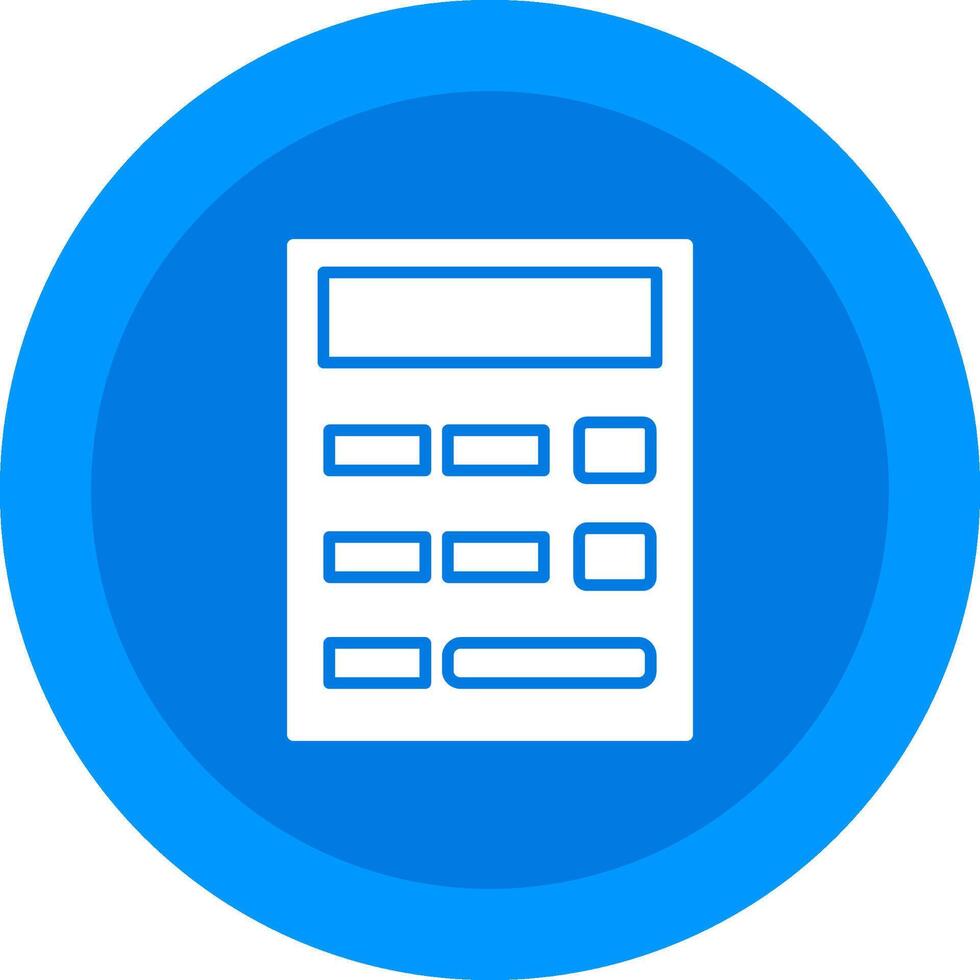 Calculator Icon Design Symbol vector