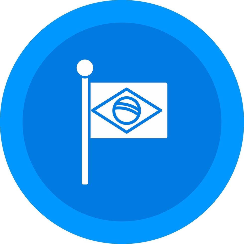 Brazil Flag Icon Design Symbol vector