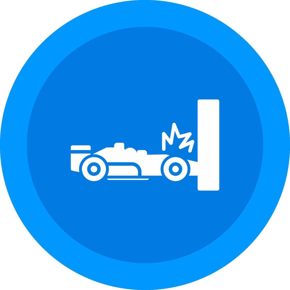 Car Accident Icon Design Symbol vector