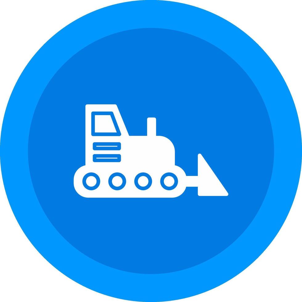 Bulldozer Icon Design Symbol vector