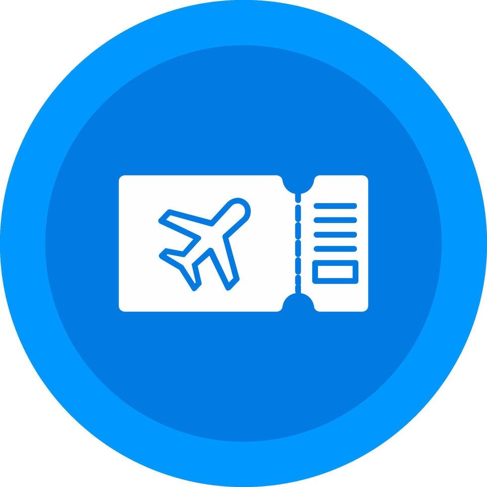 Airplane Ticket Icon Design Symbol vector