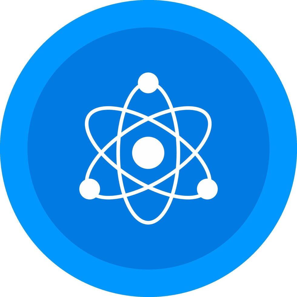 Atom Icon Design Symbol vector
