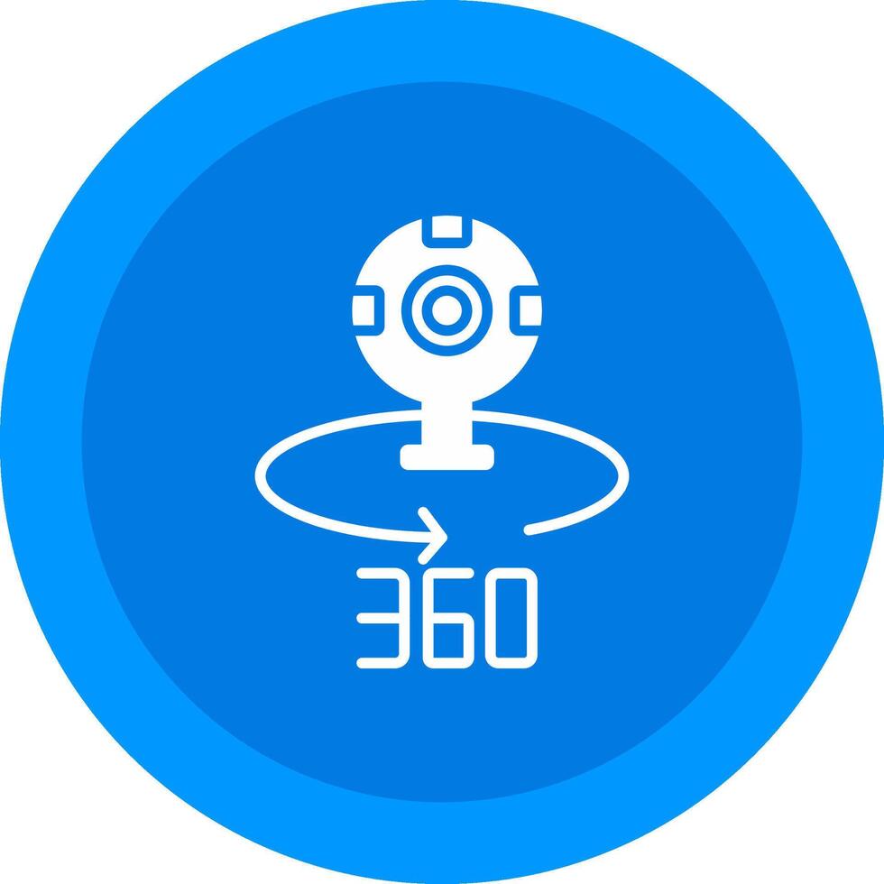 360 Camera Icon Design Symbol vector
