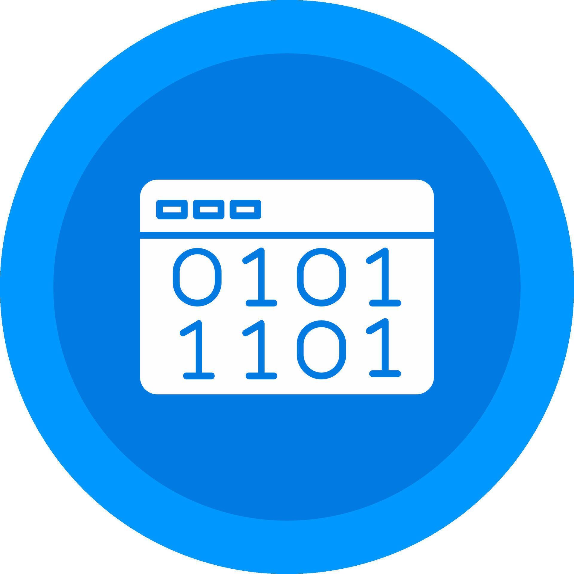 Binary Code Icon Design Symbol 54250463 Vector Art at Vecteezy