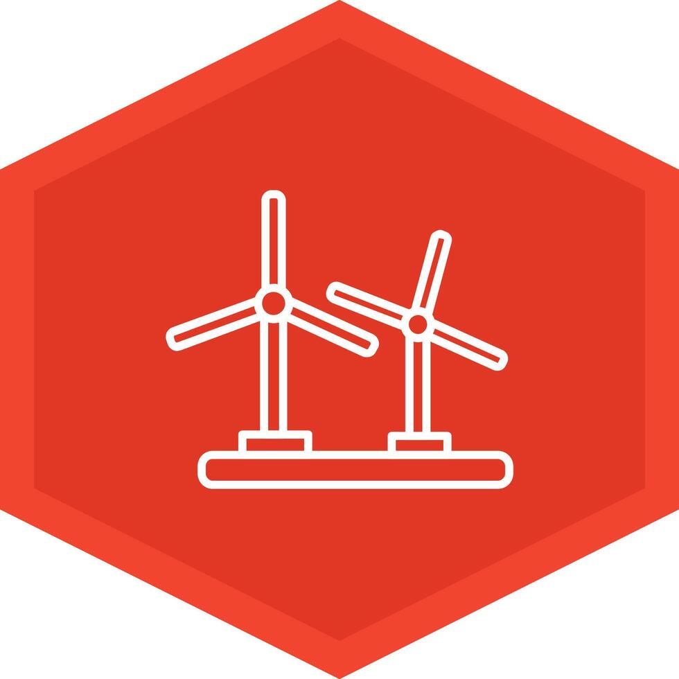 Wind Turbine Icon Design Symbol vector