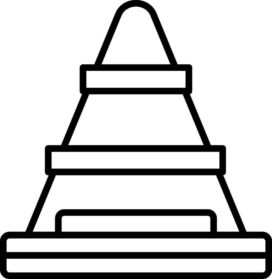 Traffic Cone Icon Design Symbol vector