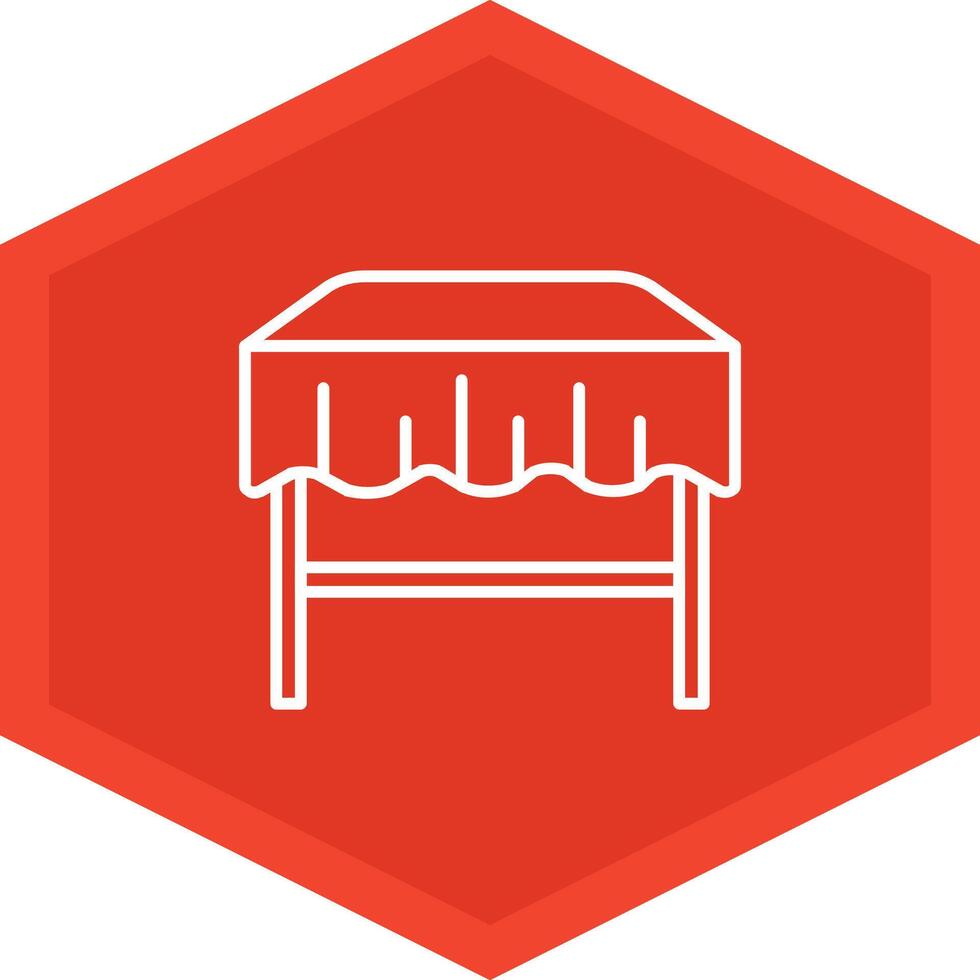 Dining Table Icon Design Symbol vector