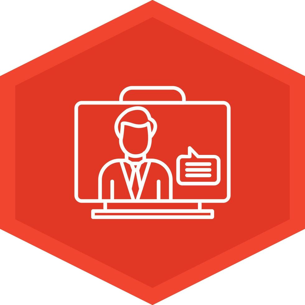 Virtual Assistant Icon Design Symbol vector