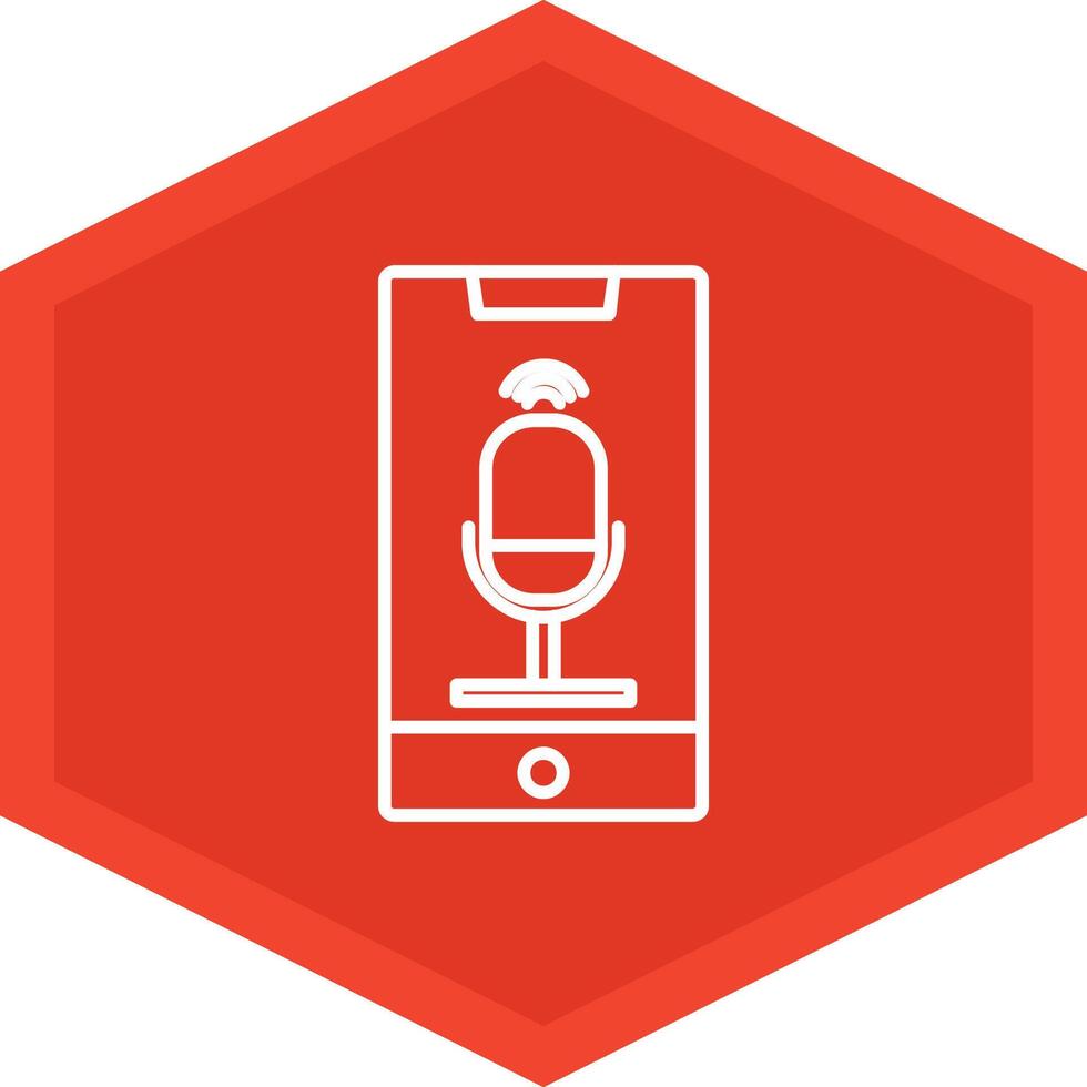 Voice Control Icon Design Symbol vector