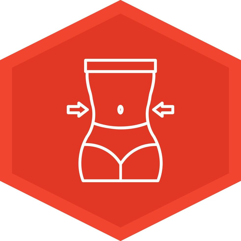 Waist Icon Design Symbol vector