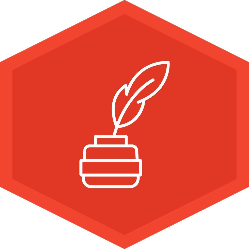 Quill Icon Design Symbol vector