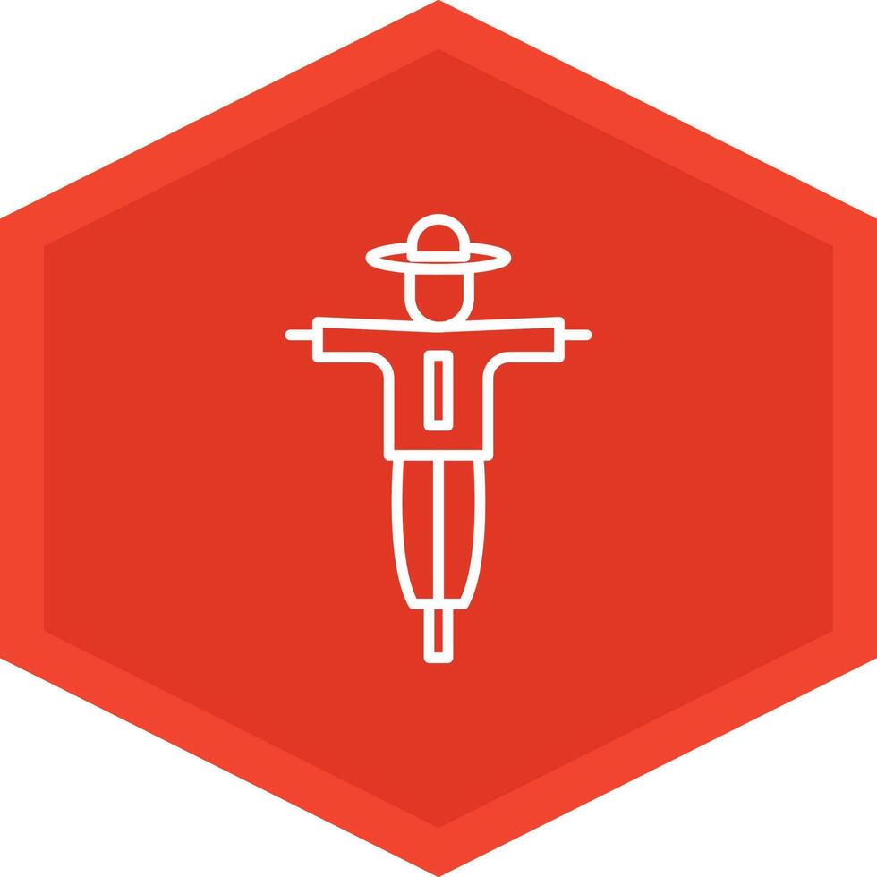 Scarecrow Icon Design Symbol vector