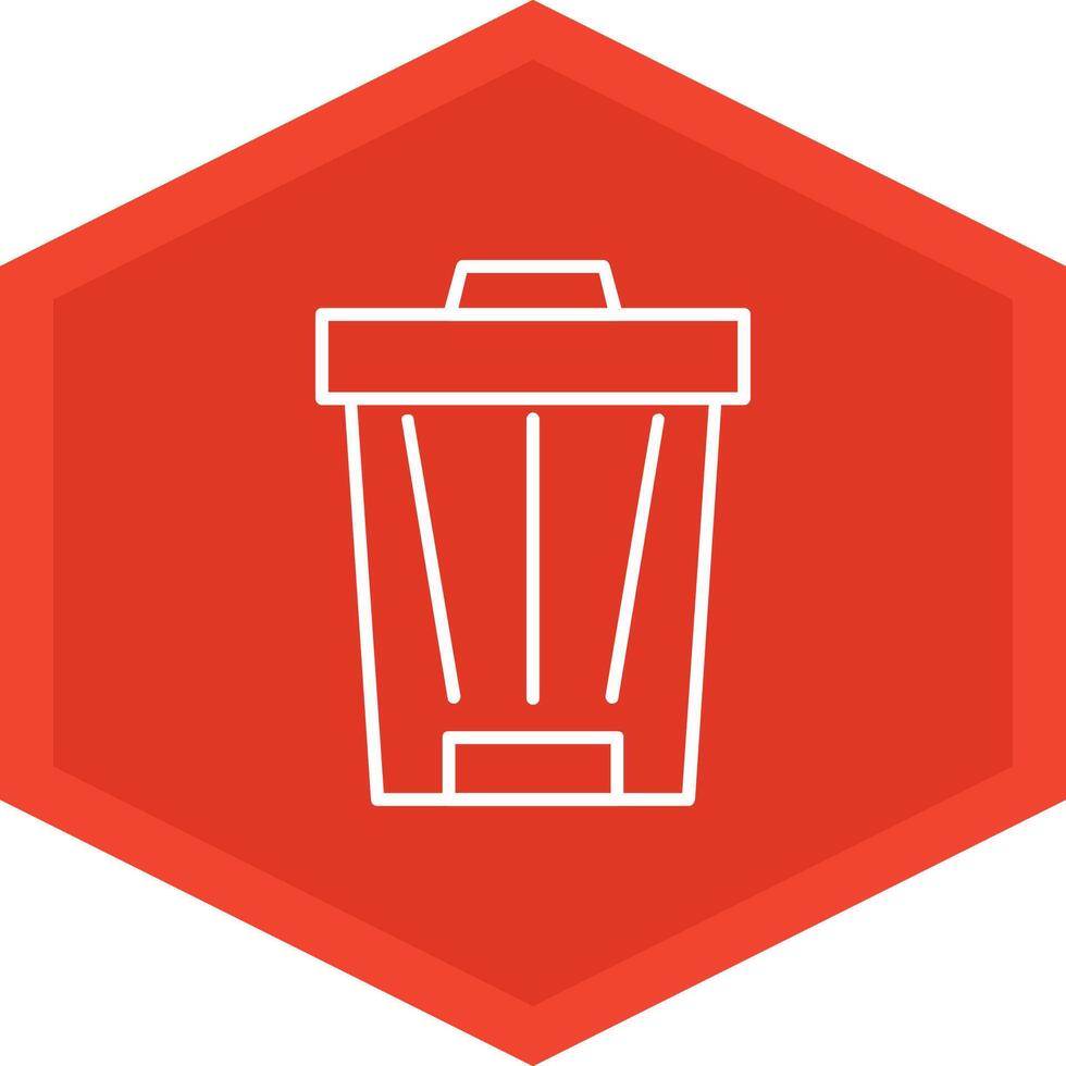 Trash Can Icon Design Symbol vector