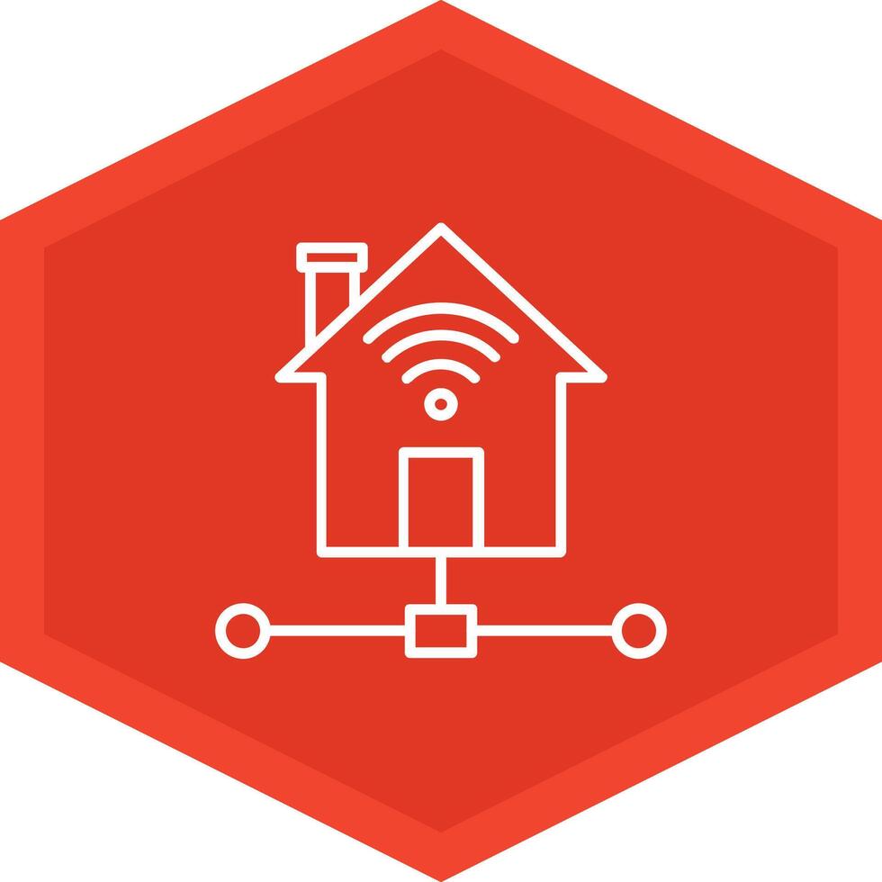 Smart Home Icon Design Symbol vector