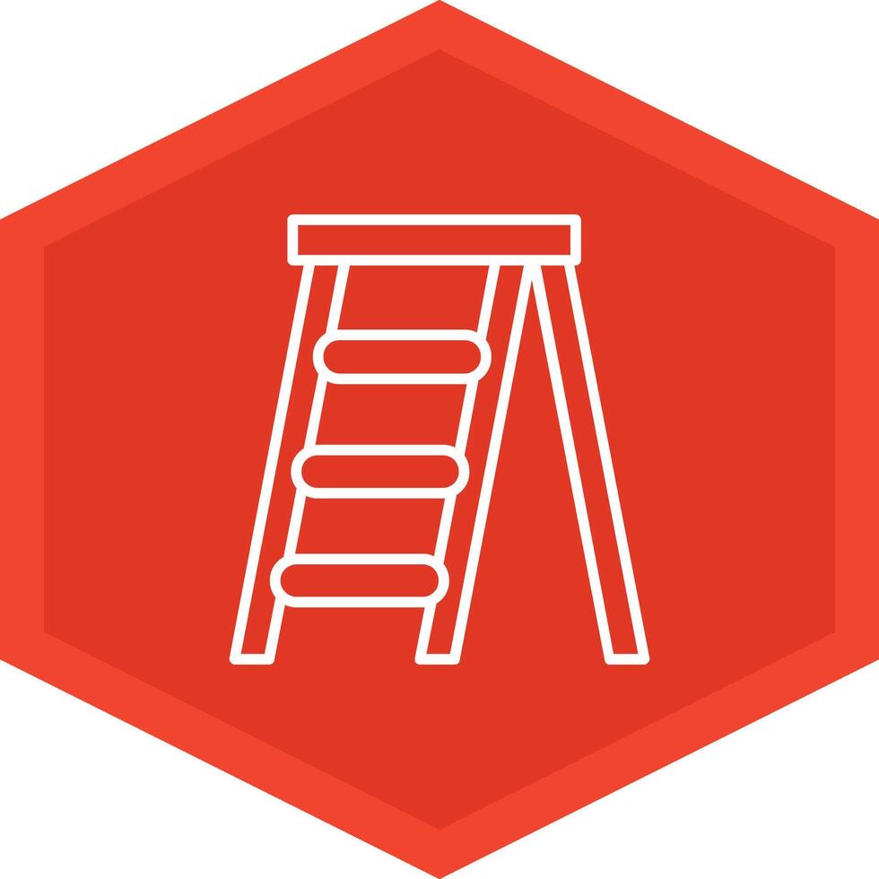 Step Ladder Icon Design Symbol vector