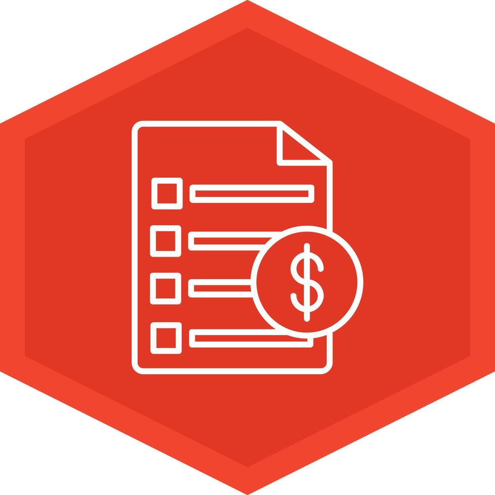 Invoice Icon Design Symbol vector