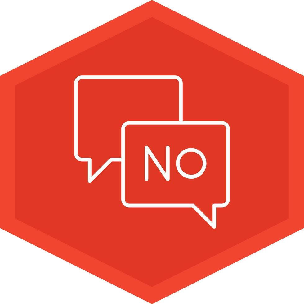 Say No Icon Design Symbol vector