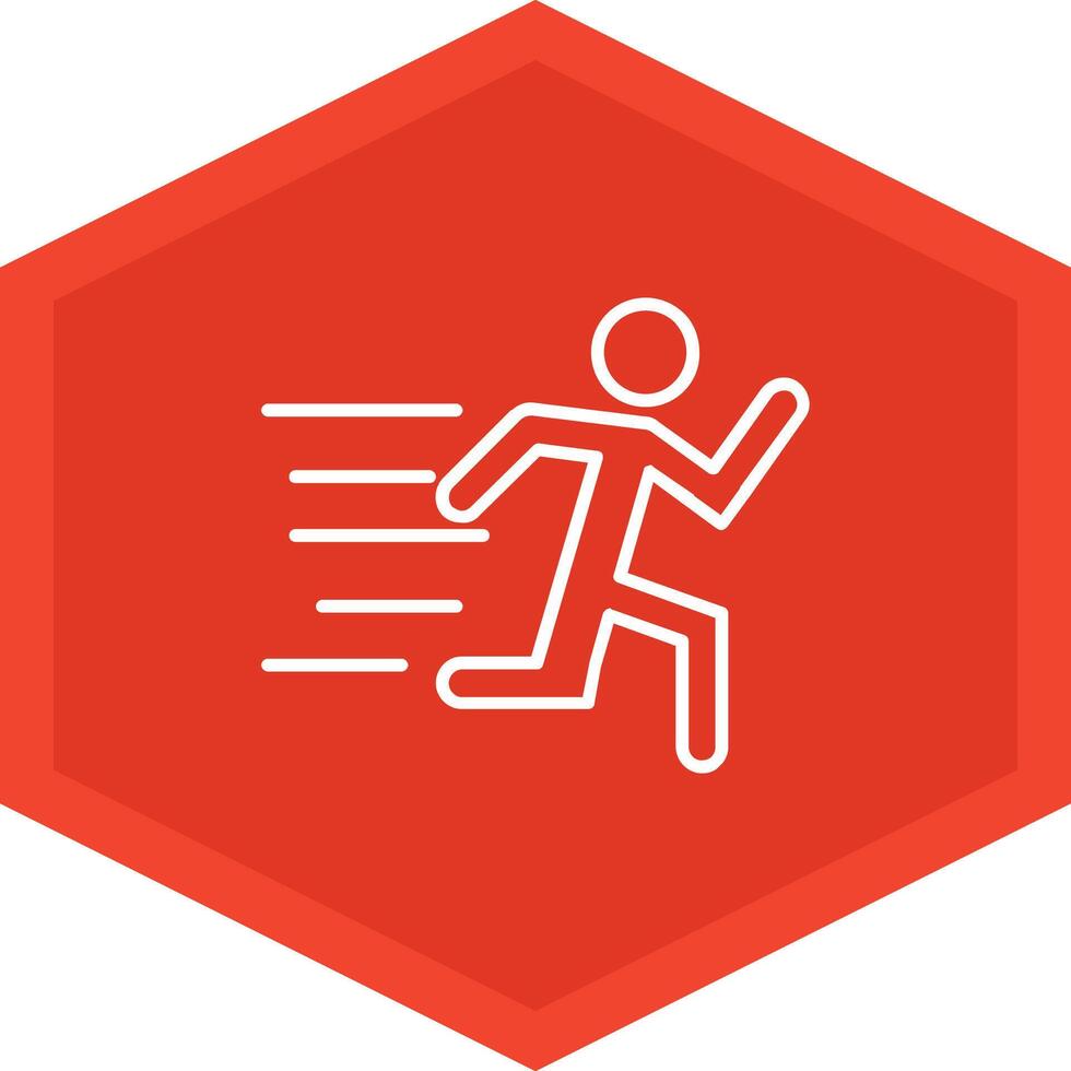 Running Icon Design Symbol vector