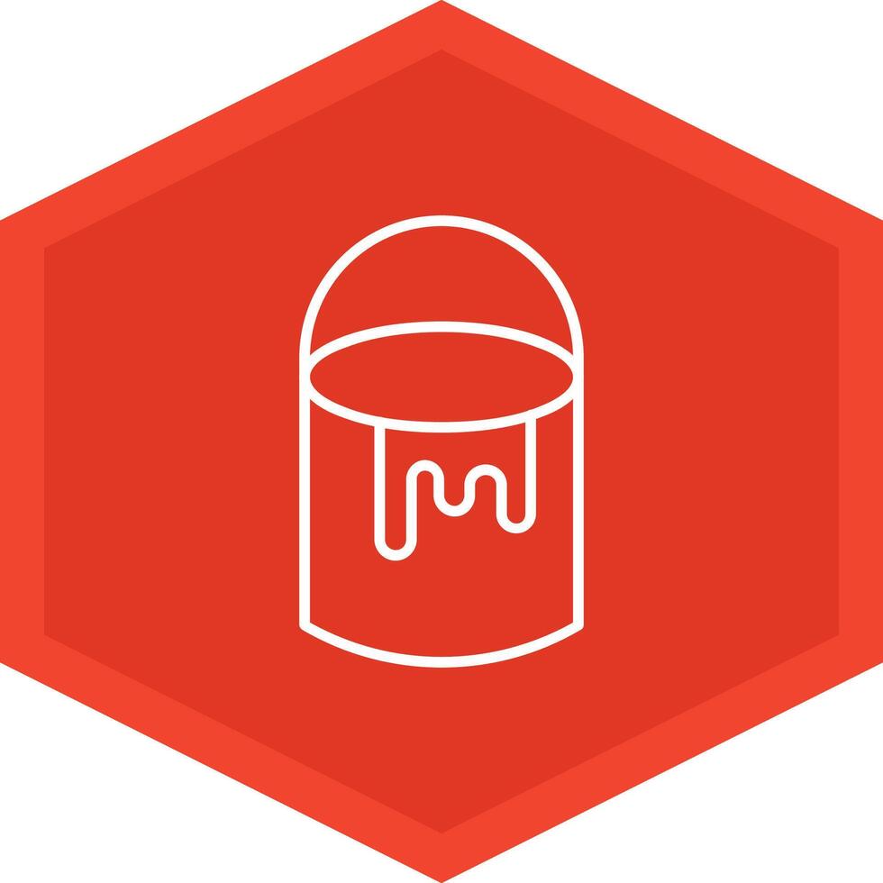 Paint Bucket Icon Design Symbol vector